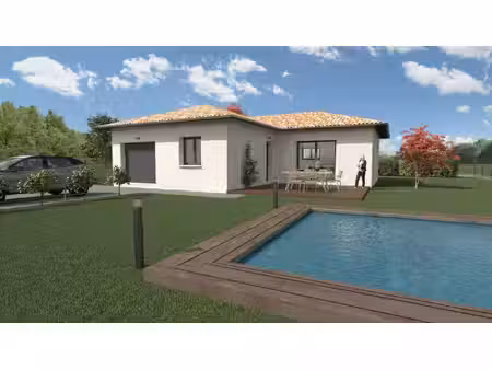 terrain avec maison neuve à vendre