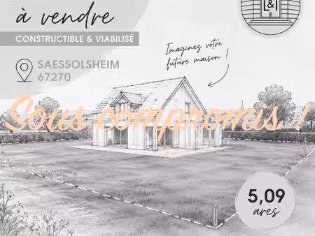terrain constructible neuf à vendre