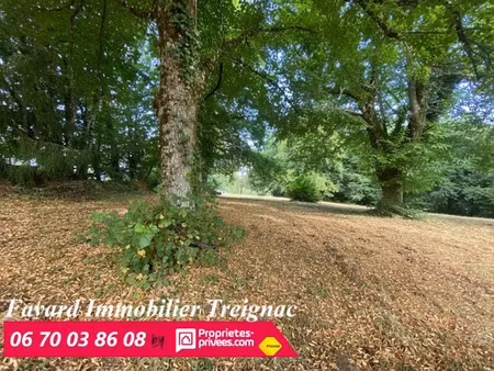 vente terrain 3806 m² à treignac (19260)  24 000 €