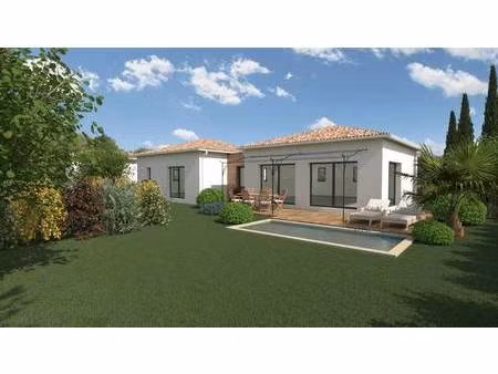 terrain avec maison neuve à vendre