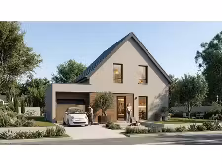 terrain avec maison neuve à vendre