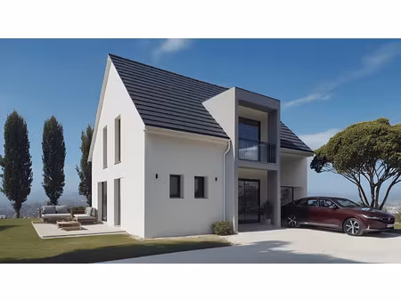 terrain avec maison neuve à vendre