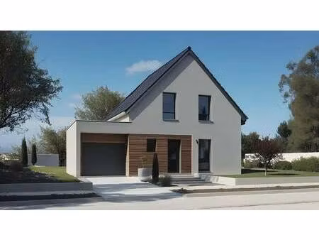 terrain avec maison neuve à vendre