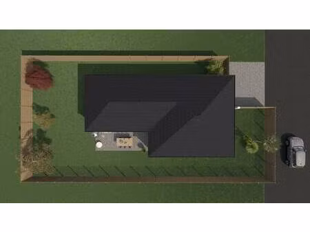 terrain avec maison neuve à vendre