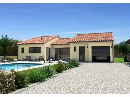 terrain avec maison neuve à vendre