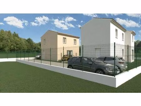 terrain avec maison neuve à vendre