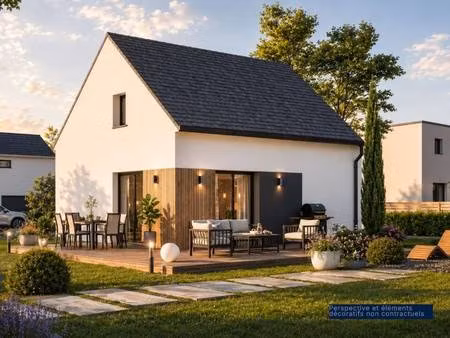 terrain avec maison neuve à vendre