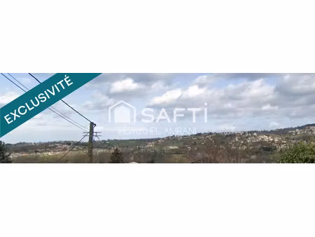 vente terrain à batir 1287 m² à thiers (63300)  57 915 €