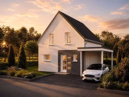terrain avec maison neuve à vendre
