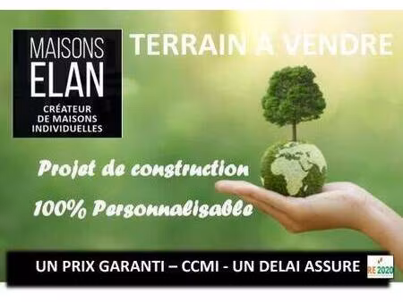 terrain constructible viabilisé à vendre