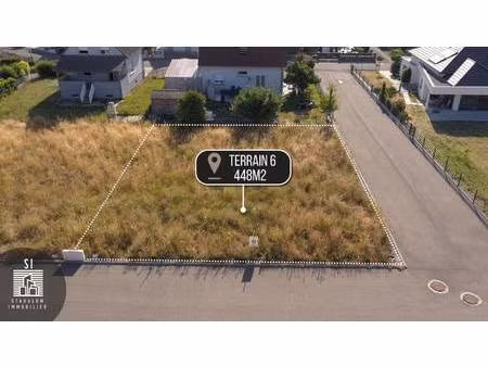 terrain constructible viabilisé à vendre