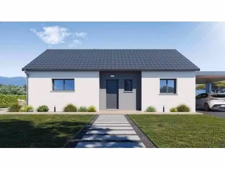 terrain avec maison neuve à vendre