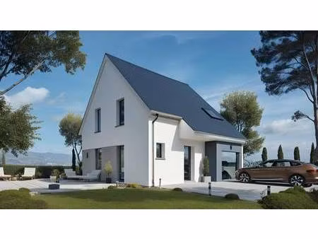 terrain avec maison neuve à vendre