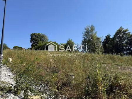 terrain constructible viabilisé à vendre