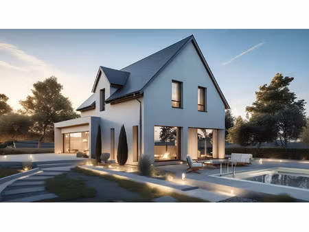 terrain avec maison neuve à vendre