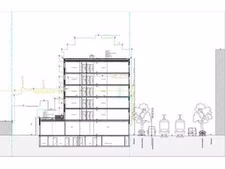 projet de développement d'un immeuble mixte rez+5 avec permi