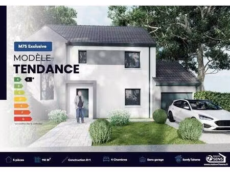 terrain avec maison neuve à vendre