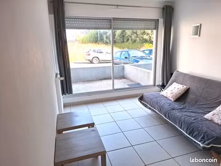 studio meublé 18 m² proche iut / fac – 480euro cc – parking – disponible immédiatement