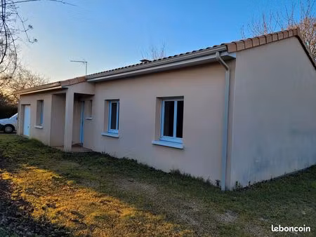 location maison de 100m2 avec grand jardin