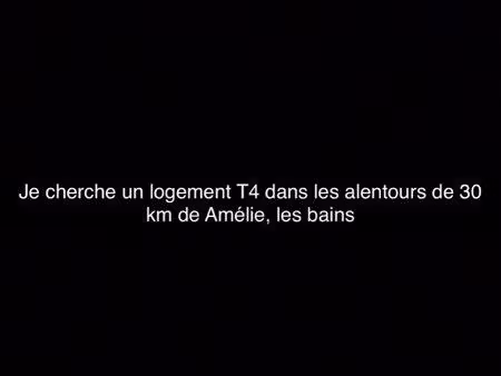 cherche logement t4