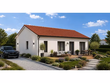 terrain avec maison neuve à vendre