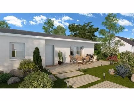terrain avec maison neuve à vendre