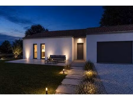 terrain avec maison neuve à vendre