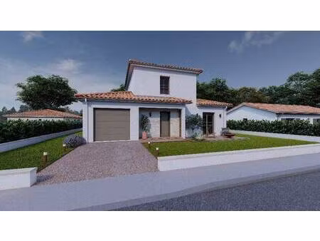 terrain avec maison neuve à vendre
