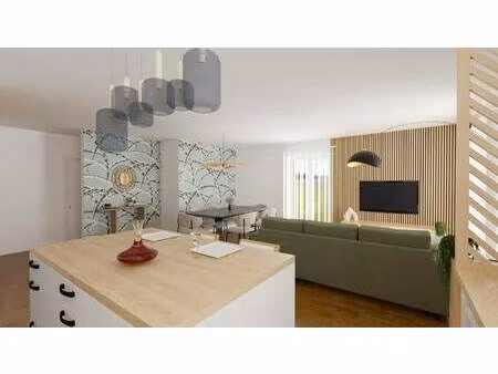 terrain avec maison neuve à vendre