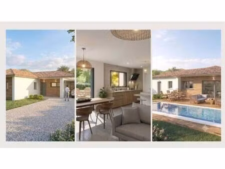 terrain avec maison neuve à vendre
