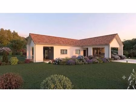 terrain avec maison neuve à vendre