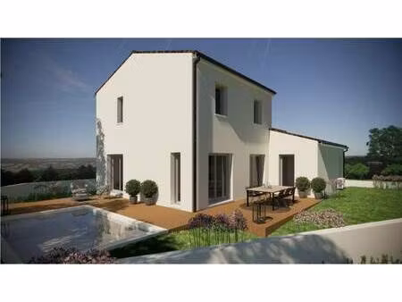 terrain avec maison neuve à vendre