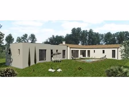 terrain avec maison neuve à vendre