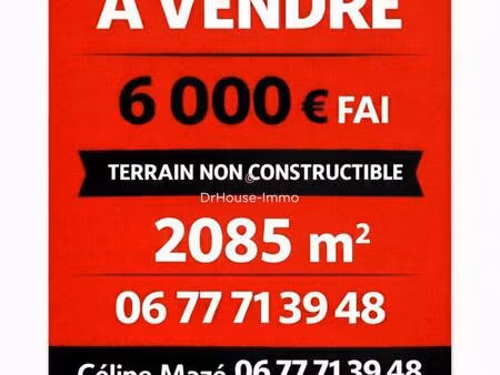 terrain à vendre