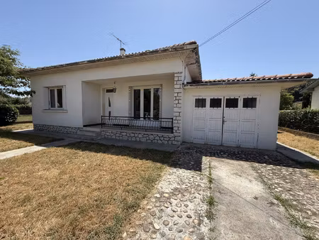 villeneuve sur lot  maison f3 avec garage sur une parcelle d