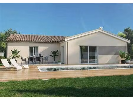 terrain avec maison neuve à vendre
