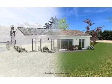 terrain avec maison neuve à vendre