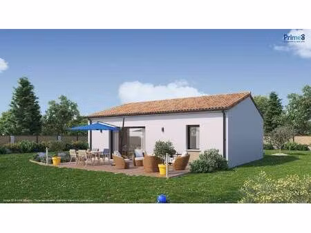 terrain avec maison neuve à vendre