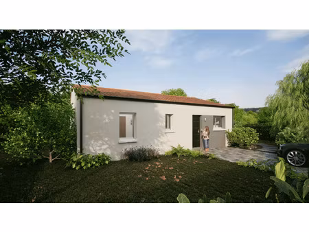 terrain avec maison neuve à vendre