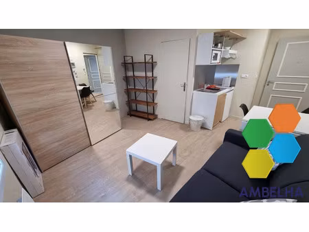 location meublée appartement 1 pièce 17.85 m² à tours (37000)  535 €