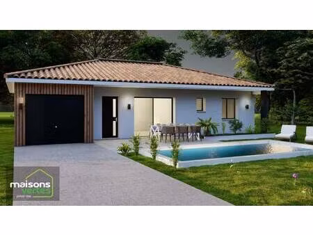 terrain avec maison neuve à vendre