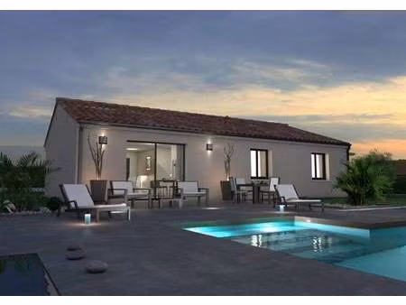 terrain avec maison neuve à vendre