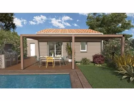 terrain avec maison neuve à vendre
