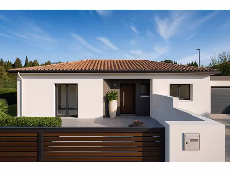 terrain avec maison neuve à vendre