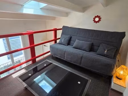 location meublée appartement 1 pièce 24 m² à la rochelle (17000)  630 €