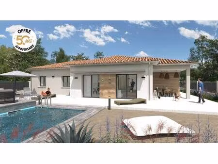terrain avec maison neuve à vendre