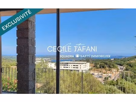maison avec vue mer sur les hauteurs de porto-vecchio