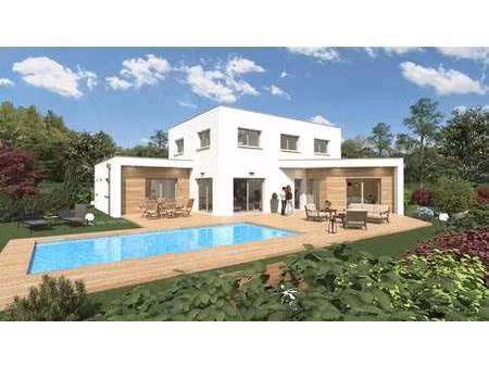 terrain avec maison neuve à vendre