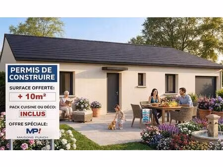 terrain avec maison neuve à vendre