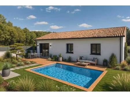 terrain avec maison neuve à vendre